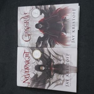 Signed 1st Editions of Nevernight and Godsgrave by Jay Kristoff.